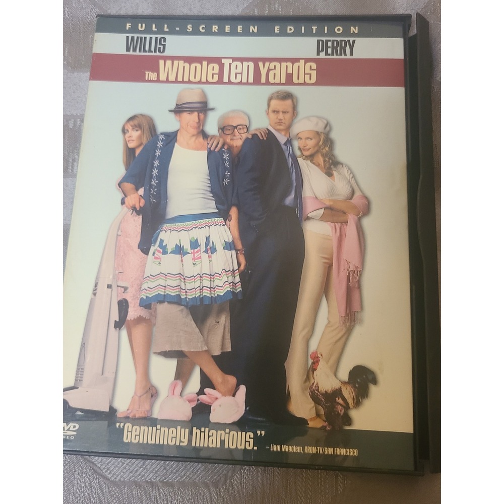 The Whole Ten Yards DVD Full Screen Edition Bruce Willis Matthew Perry Comedy